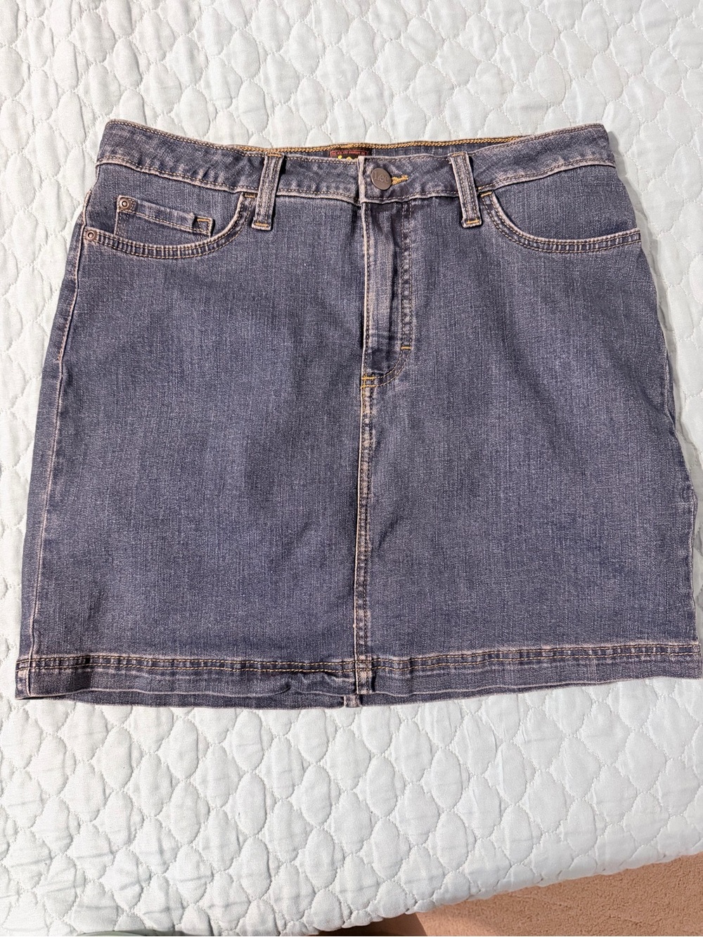 Lee blue Denim Skort mid rise